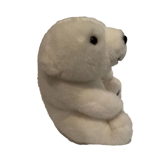 Vintage Coca-Cola Polar Bear Plush Stuffed Teddy Bear 1996 10" Coke - Picture 4 of 5